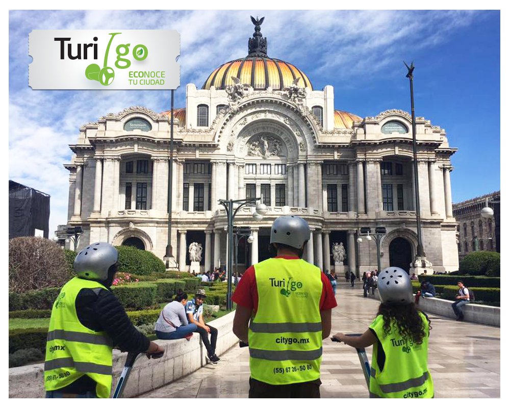 Recorré  de manera única la #CDMX solo en #Turigo. goo.gl/233a8i