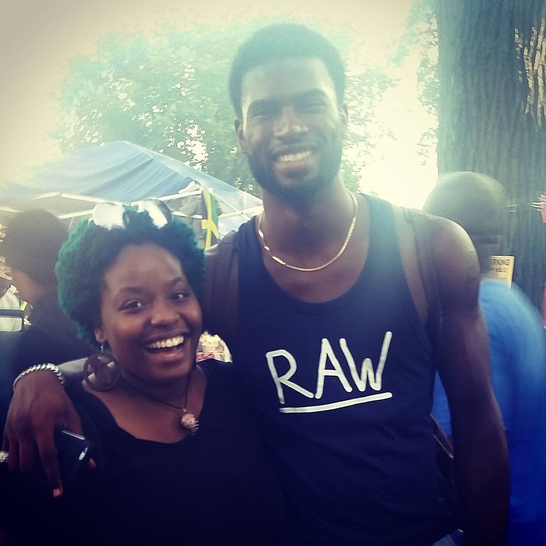 BelKongo's tweet photo. . Saw #CatBae ( @BroderickHunter) twice this summer. He grew his beard. Shoulda asked him to change it back #InsecureHBO #CarribeanDayParade https://t.co/rVIn3zcdsJ