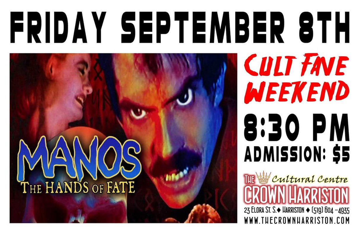 Don't miss out on our #CultFave #Weekend <a href="/crownharriston/">The Crown Harriston</a>