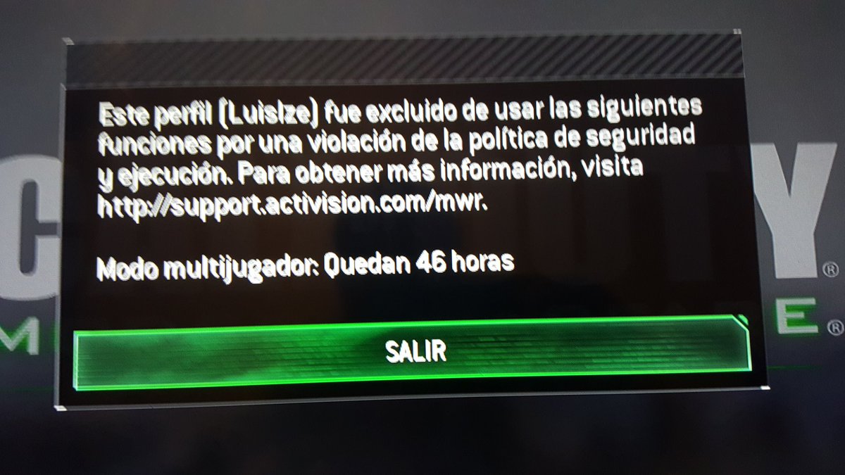 LuisGerIze's tweet photo. @ATVIAssist 
Why does this happen if i have 3 months that I dont play MWR? https://t.co/84lS4IQw40