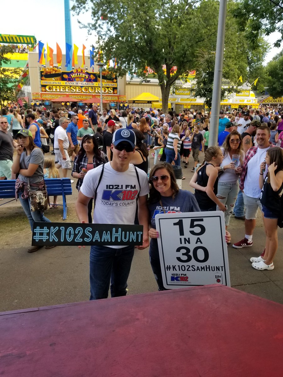 J_Kap5's tweet photo. @K102 #K102SamHunt would love to meet Sam or Lanco!! Or even Tix Upgrades! https://t.co/0cyLpWUTPV