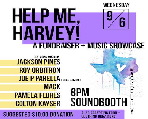 changingatlas's tweet image. #HurricaneHarvey left a lot of devastation but N.J isn't giving up on Texas. 
Wednesday from 8-11:30pm The Asbury in Asbury Park, N.J  🎵