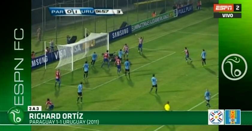 ESPNFutbolClub's tweet photo. #Ahora, en #ESPNFC, por ESPN 2 o @ESPNPLAY.
¡Claro que también armamos el #FC3a3 histórico de Paraguay vs. Uruguay! ¡Mirá! https://t.co/fJVC4qwQf6
