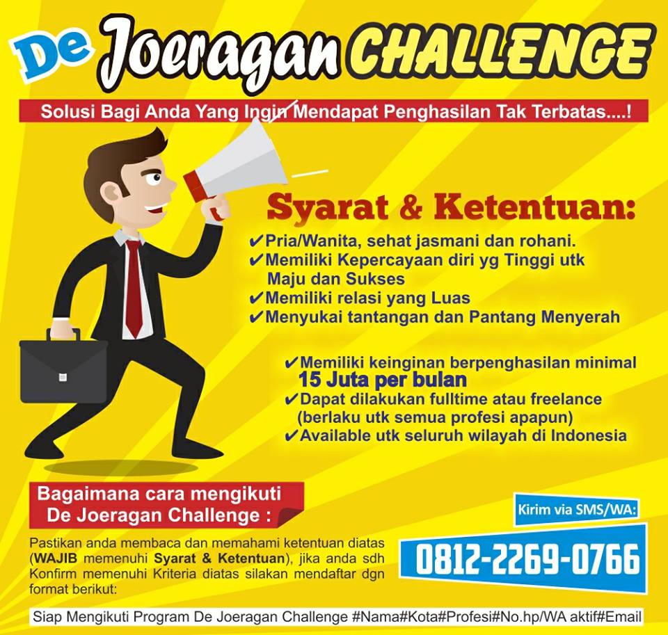 InvesJamurJabon's tweet photo. Tantangan bagi anda yang ingin "mendobrak Penghasilan TAK TERBATAS", 
Daftar klik disini: https://t.co/0XDDeYUkcE 
#dejoeraganchallenge https://t.co/tcGq5IBsw5