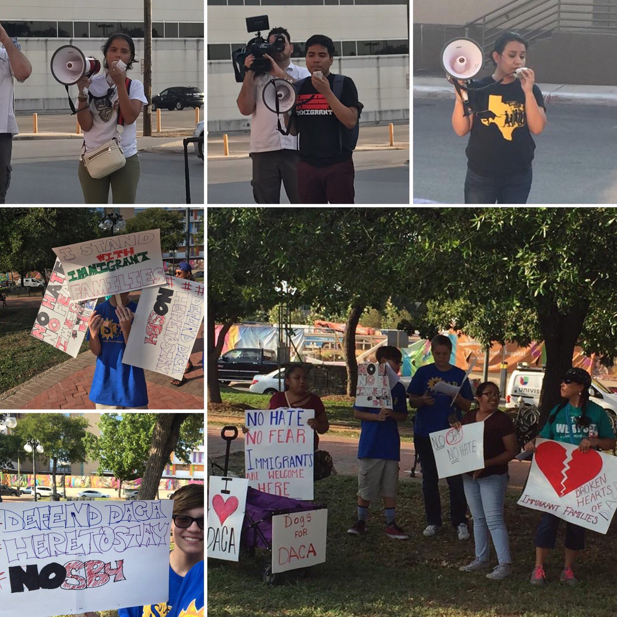southtxatheists's tweet photo. #outragedAndUnafraid #NoSB4 #DefendDACA https://t.co/amWiEv1ZZw