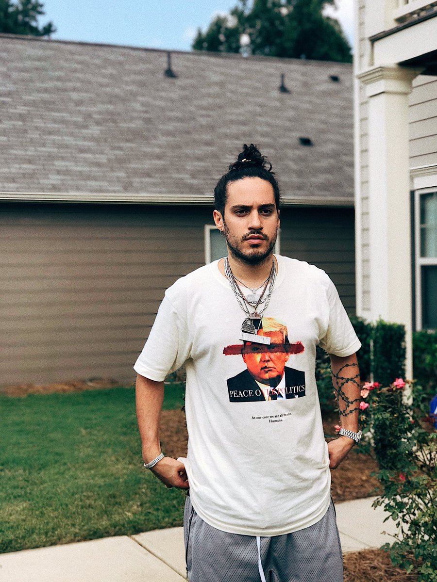 russdiemon's tweet photo. Peace over politics. At our core we are all the same. Humans. Shirts available tomorrow.

🇬🇺 https://t.co/KKlAlOtTxl