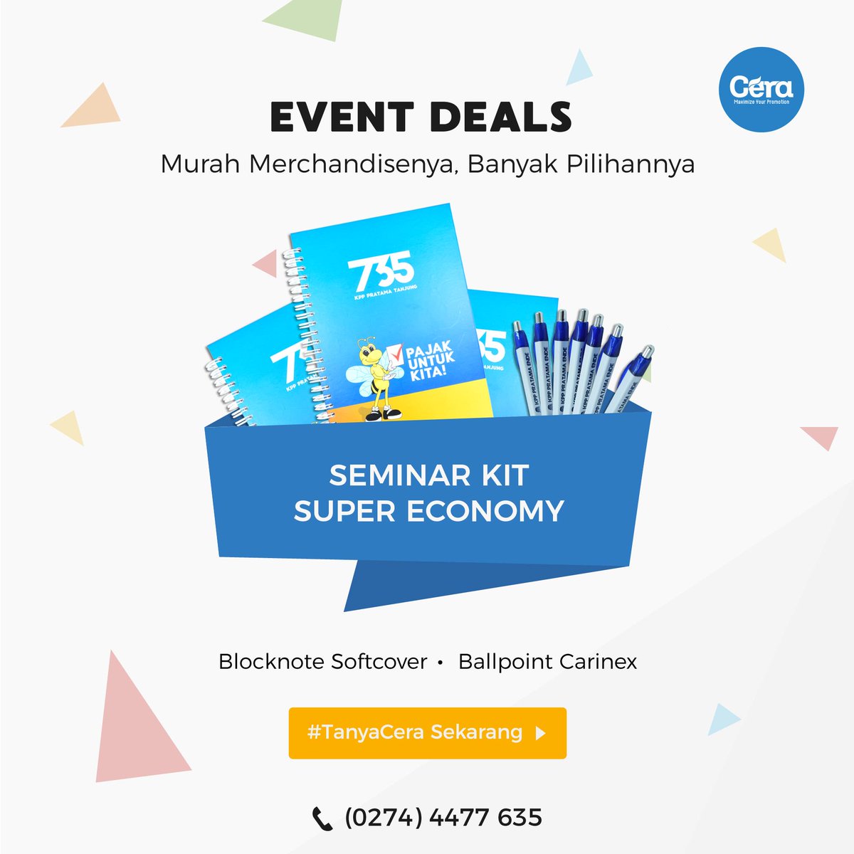 ceraproduction's tweet photo. Blocknote dan Ballpoint jadi #seminarkit paling favorit. Dapatkan harga istimewa untuk paket ini dengan pesan di Cera Production. https://t.co/hgQY5O0wO1