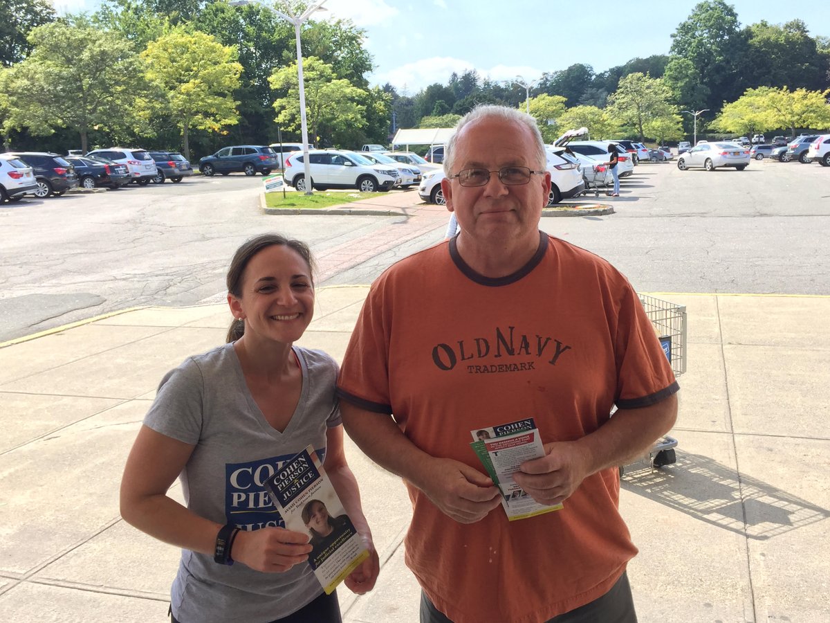 CohenPierson's tweet photo. Happy Labor Day! And a great day for campaigning in Yorktown Heights, NY! Vote Primary 9/12/17. #LaborDay2017 #Primary2017 https://t.co/bUamfJabc0