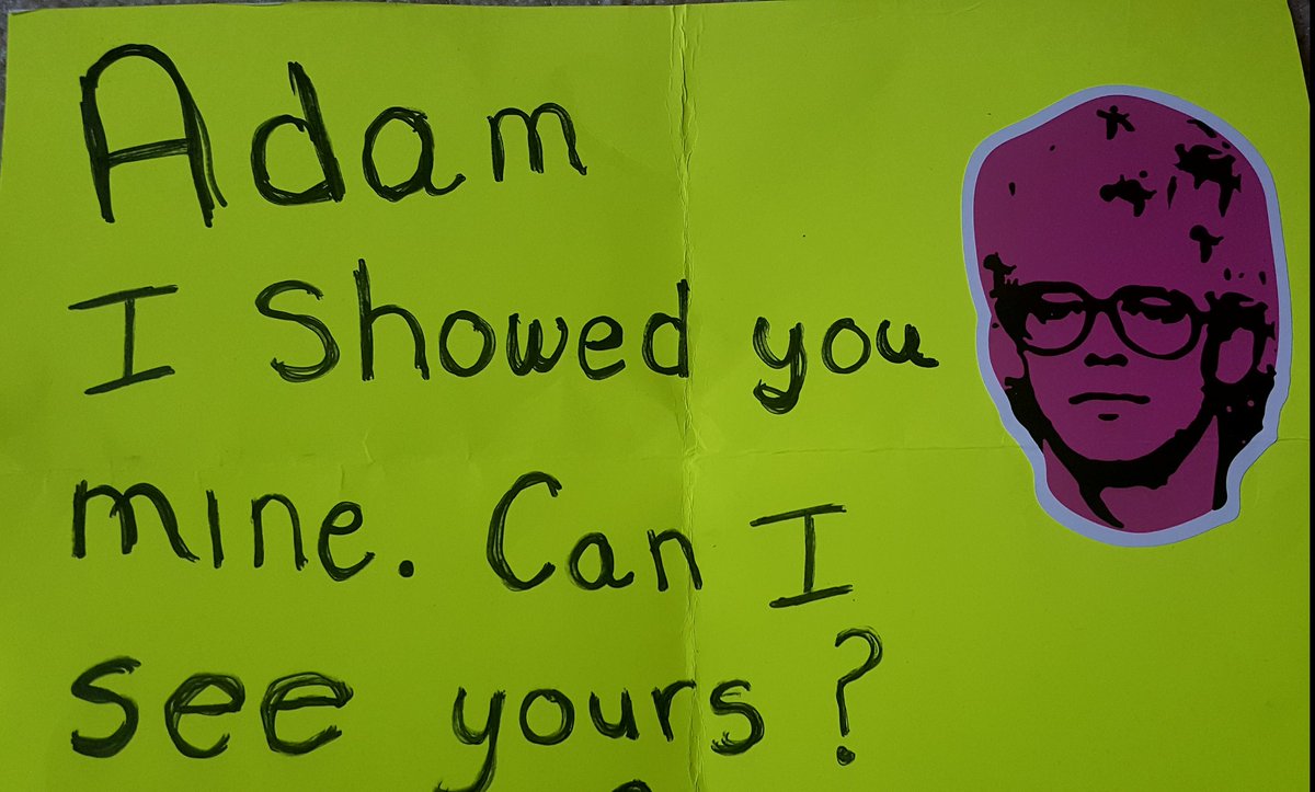 irishlassmi's tweet photo. When you have this sign at the #joshuatreetour2017 at #FordFeild you get to have Adam flash you his #PinkAdam. https://t.co/70L5zFtQqX