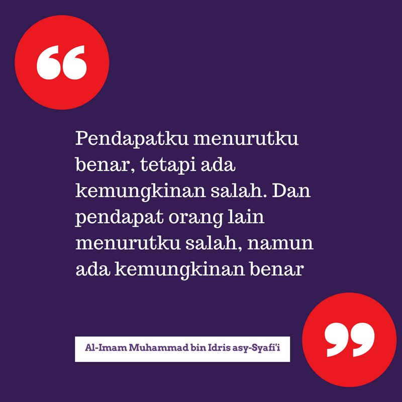 Jangan ada fanatisme diantara kita.