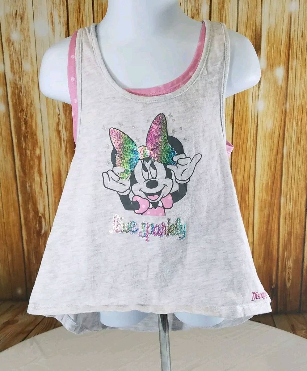 2ndChanceEbay's tweet photo. Disney Minnie Mouse Girls Tank top, size small. For sale on ebay. #ebayseller #disney #minniemouse #cute #followformore #love #2ndchance https://t.co/grAS9rT3Sh