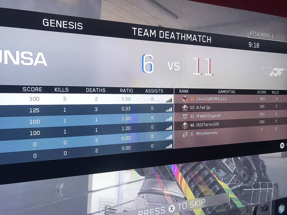 blasianborn's tweet photo. @GeoffLRamsey So I randomly saw you and your daughter playing CoD in the same match as my step-dad. Thanks for killing him! 😂 https://t.co/KSTE6YVMFM