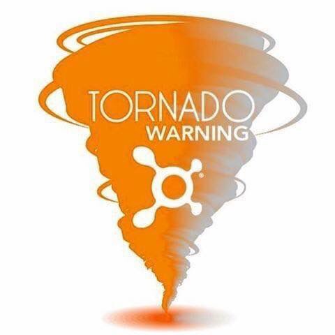 Tornado Tuesday is upon us. #comeburnwithus ##otfsaskatoon #orangetheoryfitness #tornado