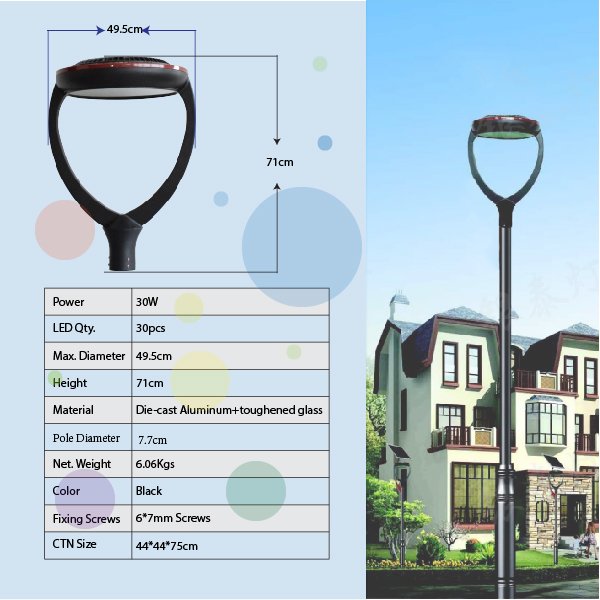 Our new design garden light for your reference. if like, contact : intime_lighting@163.com