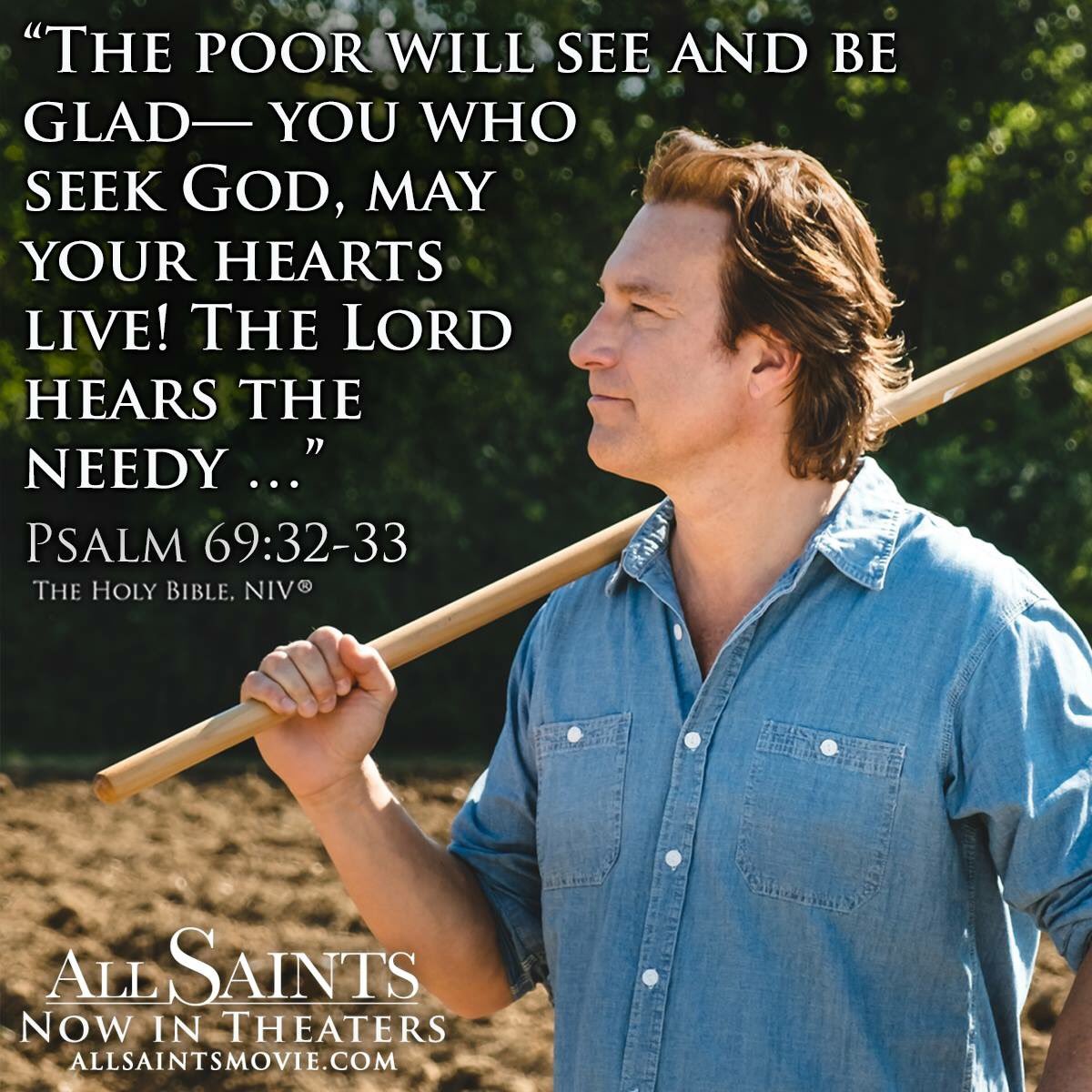 Based on the inspiring true story, see John Corbett in #AllSaintsMovie today. AllSaintsMovie.com
