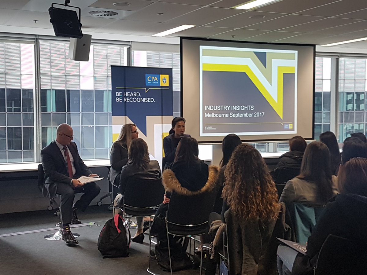 silvm1's tweet photo. @cpaaustralia Industry Insights: Michelle from ANZ Bank and Kelly from Melbourne Water,sharing their career journey @AdamSuess @kingjimmy101 https://t.co/zOZ0YT9l8U