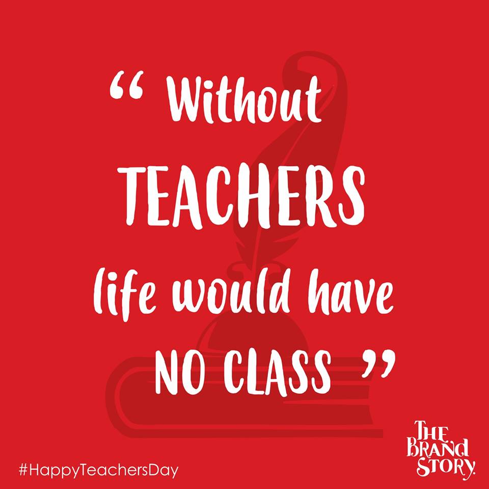 TBS_Pune's tweet photo. #HappyTeachersDay
@TBS_Pune wishing you all a very happy #TeachersDay. #TheBrandStory #Branding #Design #Digital #Agency #Pune https://t.co/6IjhfaAckY