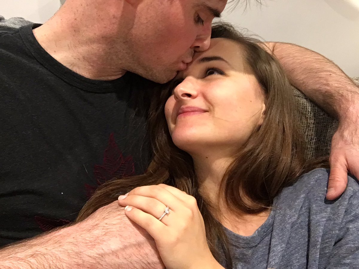 HilaryCole_'s tweet photo. I love this extraordinary fella with all of me, and I'm gonna love him for forever. Thanks for asking me to marry you @ryanbondy34 ❤️ https://t.co/4CPqkSjwP1