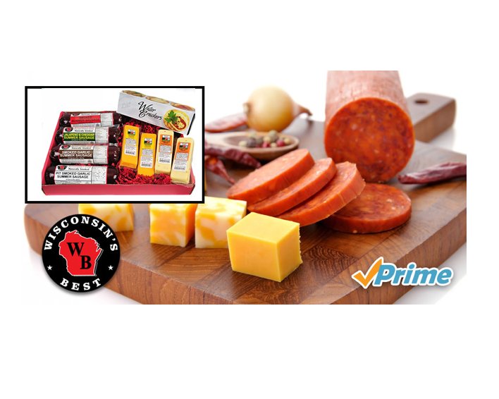 BestofWIShop's tweet photo. The Ultimate Wisconsin Gift Basket: 4# OF CHEESE AND SAUSAGE! https://t.co/SeaAg5xRJI #nfl #nflfootball #nflpatriots #nfleagles #nflgiants https://t.co/Qrr4dNrTFm