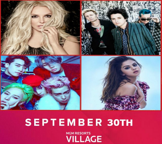 KeyChartCompany's tweet photo. ATTENTION: @thebritneylove @TheSharktales @StereoTheory @ThaliasWay are our first batch of headliners for the #MGMResortsVillage! https://t.co/CUYMGDAe58