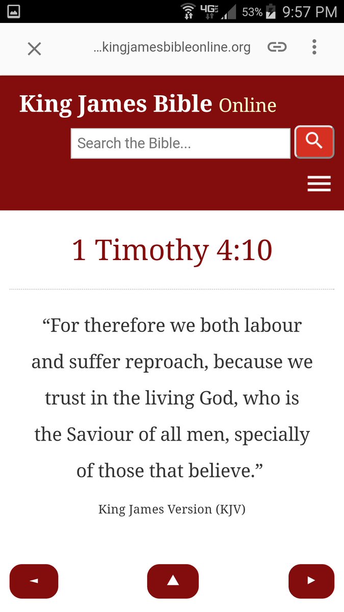 CassieRae5's tweet photo. Saviour of ALL men, specially of those that believe. #NoCommentaryNeeded https://t.co/rWGPS78CvR