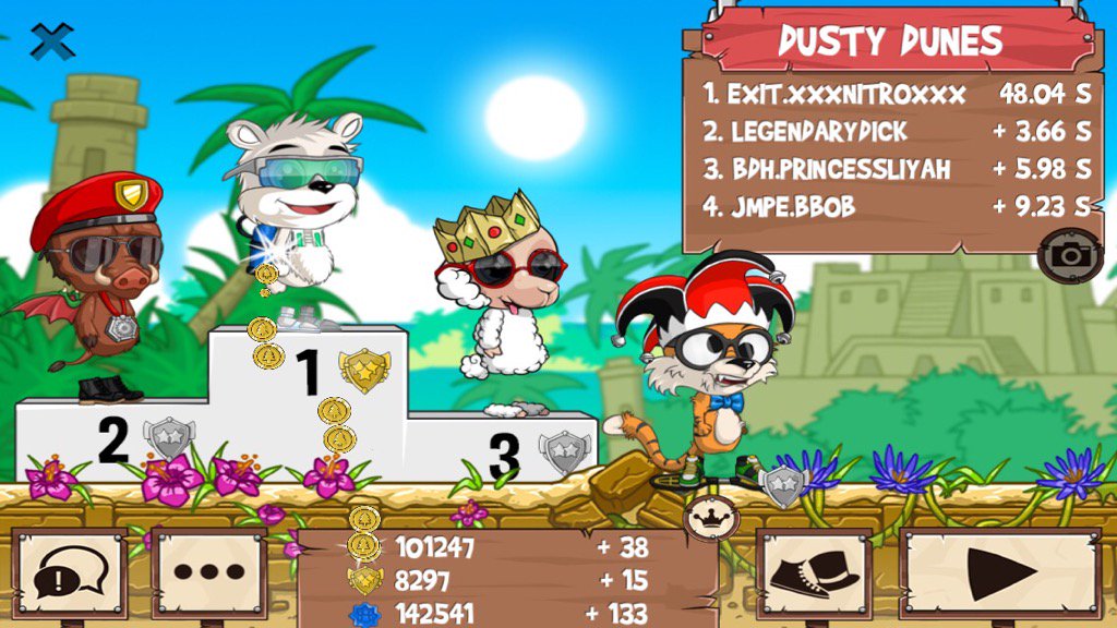 xxxNITROxxx1's tweet photo. Get on my level, son! #funrun2 #LEGENDARYDICK #PrincessLiyah #BBOB https://t.co/gHDgRZUYXK