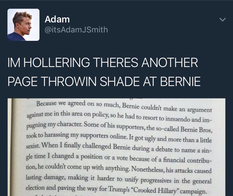 Of_the_People7's tweet photo. @TheBlkPolitico @jacobinmag @People4Bernie Never. #Verrit, #HRC's crap book, and #NeeraTanden's article about the $15 minimum wage all coordinated for timing. #BullshitBrigade https://t.co/6mKDqJv7DV