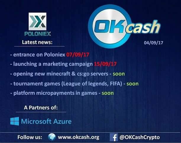 Dota2Divine's tweet photo. $OK Okcash 
►Marketcap: $15M
►9/7 on Poloniex
►New $2 million marketing campaign
►Collab with Microsof Azure
$BTC $OMG $QTUM $MCO $ADX $NEO https://t.co/mwXHPuSjMe