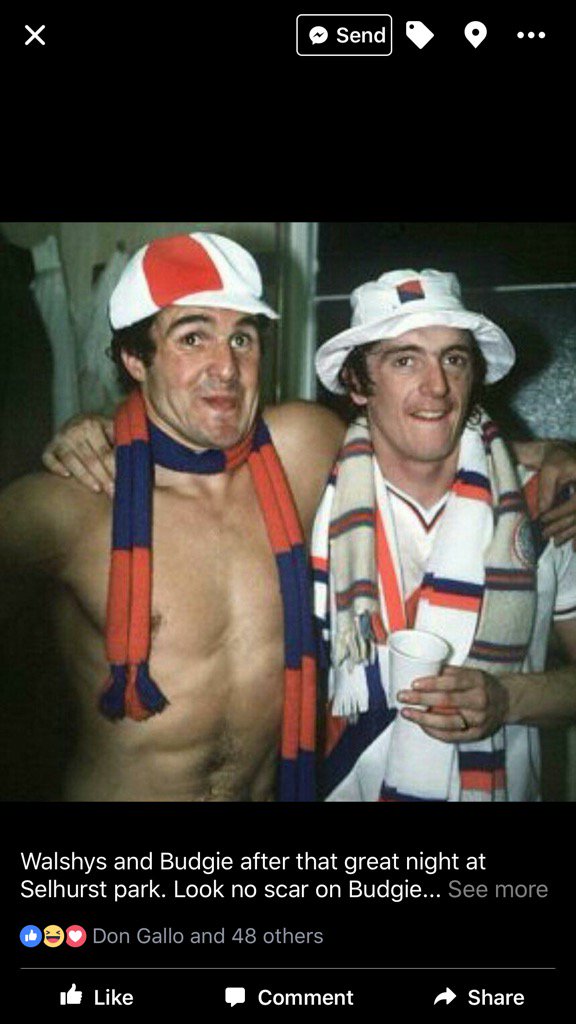 TheBudgieTweets's tweet photo. Me and Walshy after beating Burnley at Selhurst. Premier league here we come https://t.co/VRk2gTXHp1