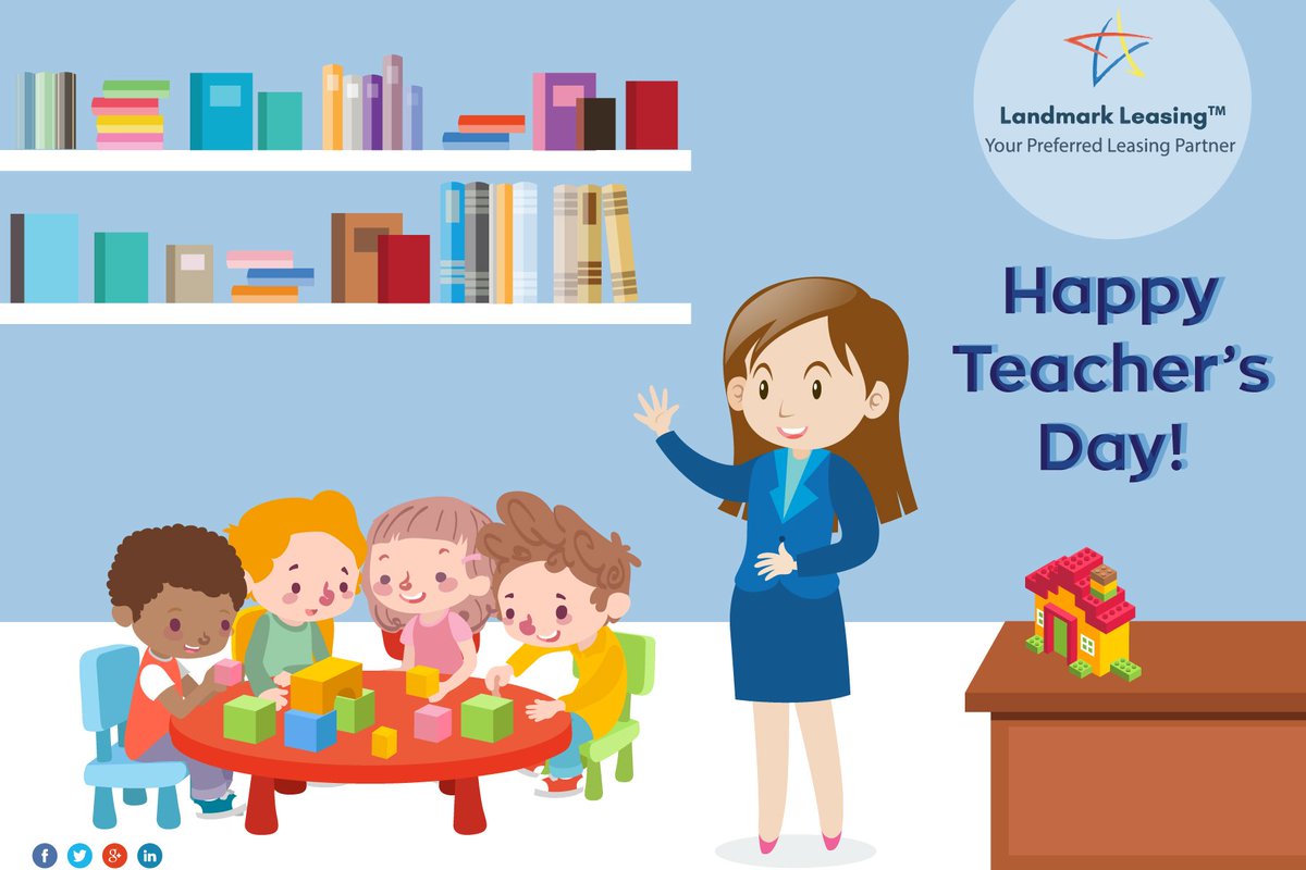 LeasingLandmark's tweet photo. Wishing all the wonderful teachers a very happy Teacher's Day!
#LandmarkLeasing #YourPreferredLeasingPartner #HappyTeachersDay #TeachersDay https://t.co/Vx2TLm4KAS
