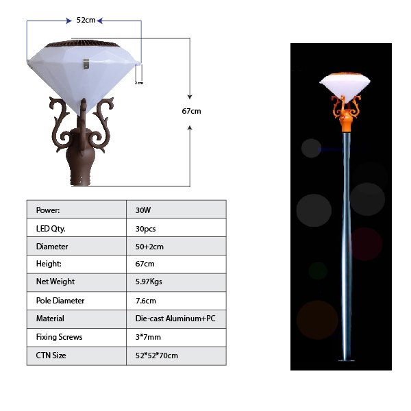 Our light for garden , if you like, please contact : intime_lighting@163.com