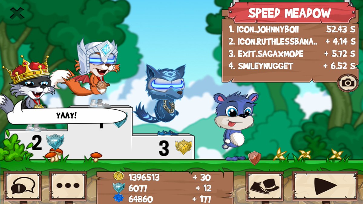 KenMathews15's tweet photo. Having a blast @ #funrun2 #Johnnyboii #SagaxMode #Smileynugget https://t.co/yOr8851x3i