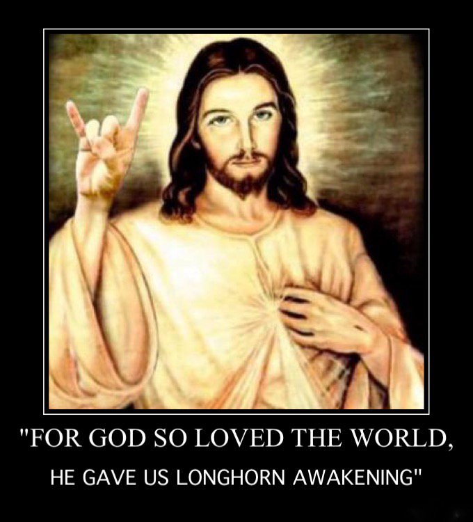 utawakening's tweet photo. #John316 #LonghornAwakening63 #LA63 https://t.co/JBP0eybNH3