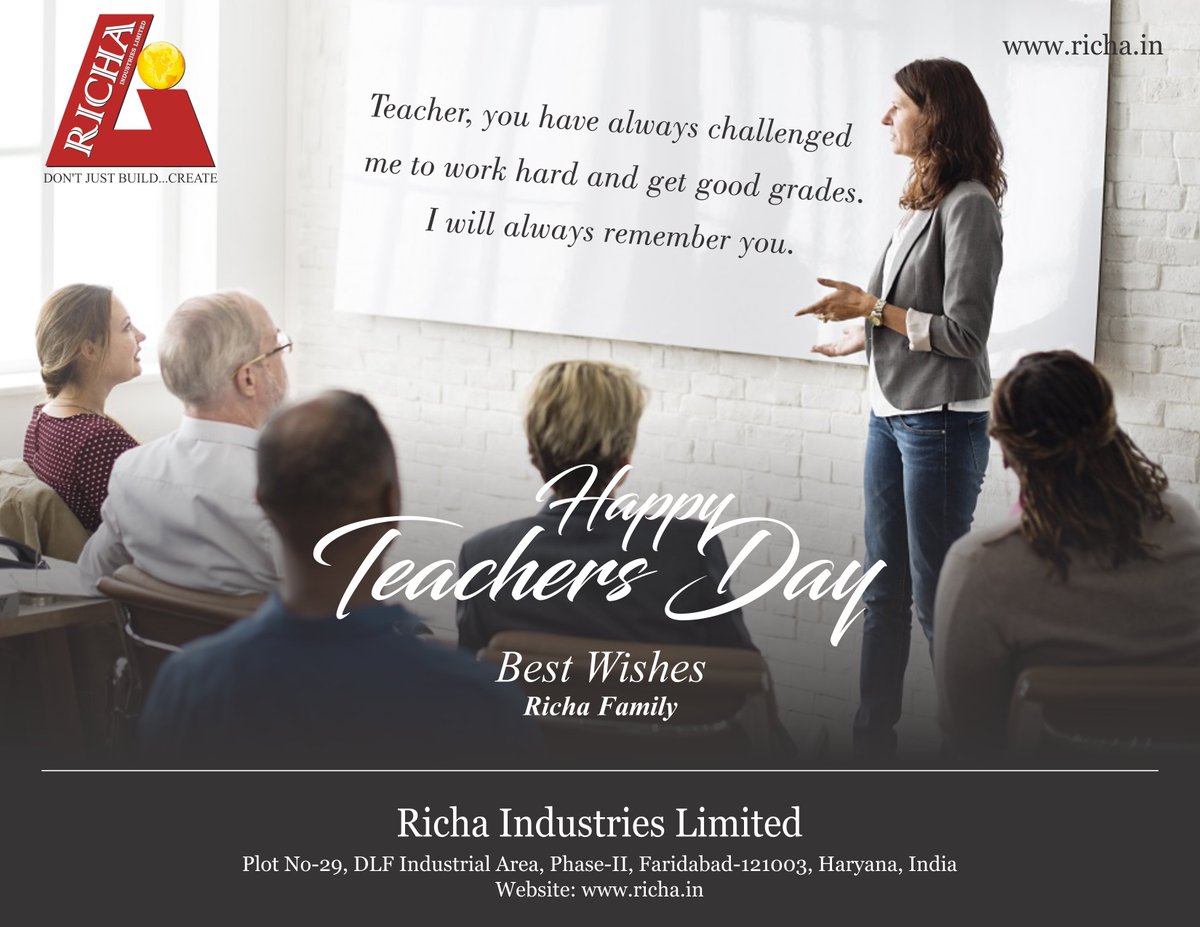 richa_textile's tweet photo. #TeachersDay https://t.co/RthXBwnOoX