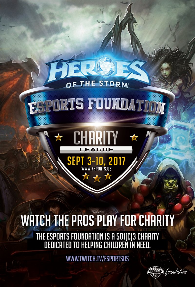 Charity inhouse league LIVE now at twitch.tv/esportsus! Come join @HeroPhysio <a href="/CavalierGuest/">Justin Foster</a> and <a href="/Drake2G/">drake2g</a> as we raise money for children
