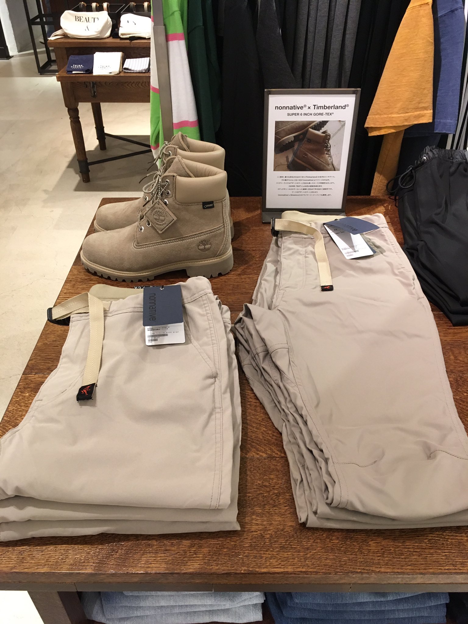 shuhei on Twitter: "nonnative × Timberland nonnative × gramicci やべぇの入荷し