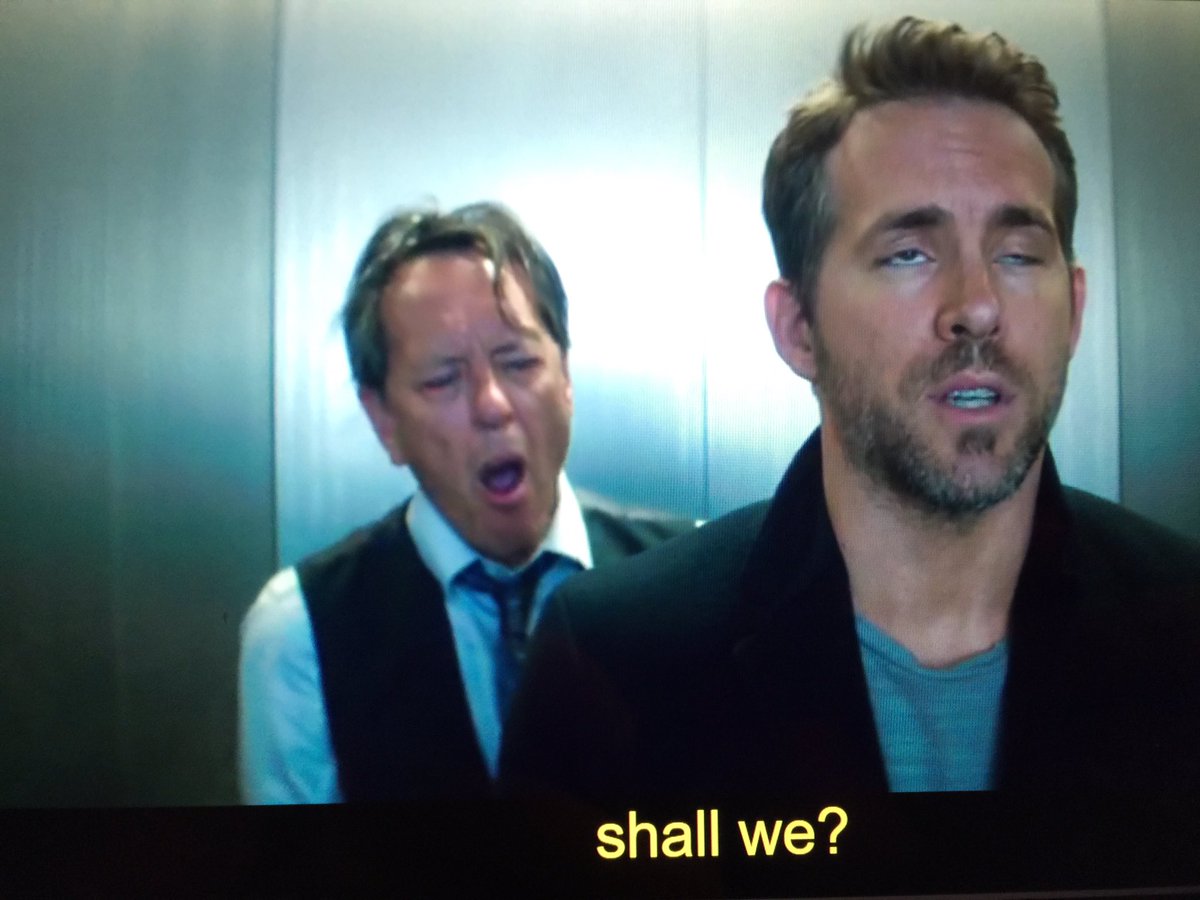 Hey <a href="/VancityReynolds/">Ryan Reynolds</a>, I paused "The Hitman's Bodyguard" at just the right moment. Thought you'd see the humor as well