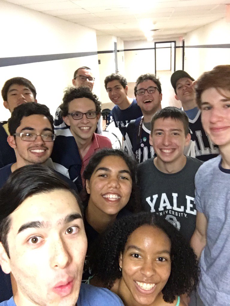 KappaBangaBanga's tweet photo. First KBSelfie of the year feat. some of our newest KBBabies! #YaleUp #YPMB https://t.co/P9b9ir7Ggl