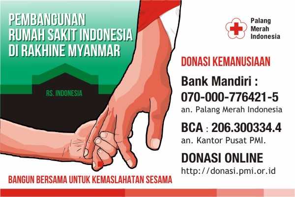 palangmerah's tweet photo. PMI menggalang donasi kemanusiaan utk membantu pembangunan RS Indonesia di Myanmar.Mari bangun bersama utk kemaslahatan sesama #PMISiapBantu https://t.co/3oQr0wncIv