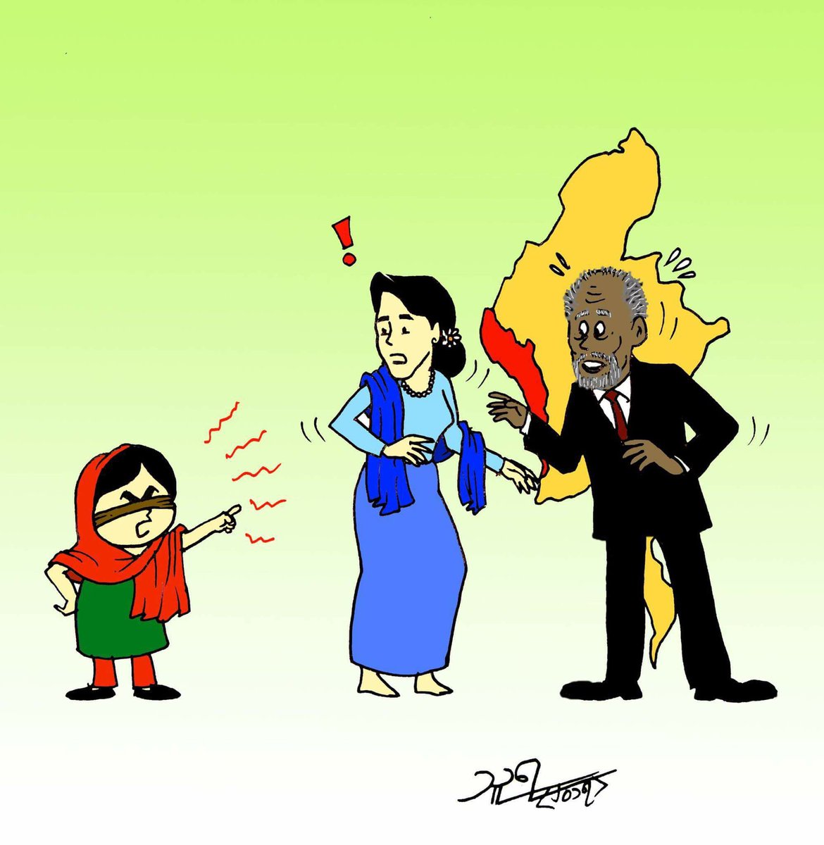 <a href="/Malala/">Malala Yousafzai</a> You first make to your Pakistan #HumanRights  right 😂😂😂