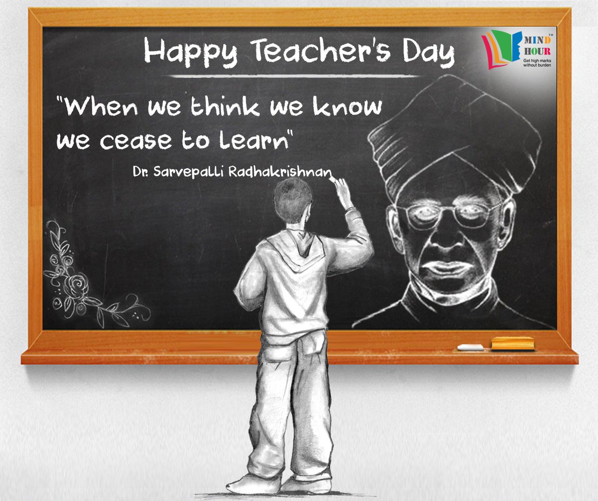 MindHour's tweet photo. https://t.co/IX6CGyz2uL wishes a very #HappyTeachersDay for putting in all the hard work and effort to educate and shape a student's life. https://t.co/iGRlEheJu6