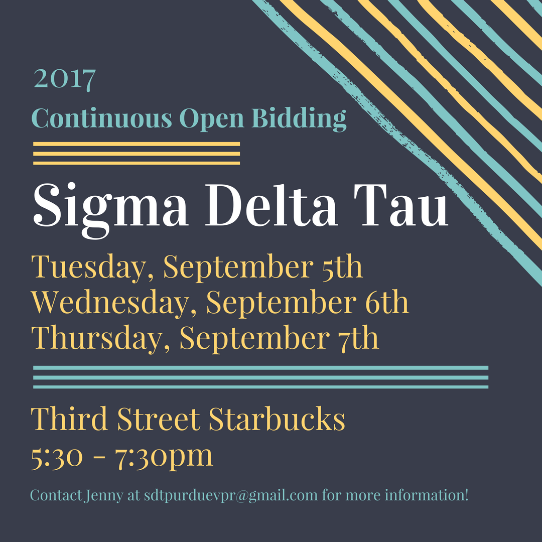 Interested in joining the Greek community at Purdue? Come talk to us this week and learn more about our sisterhood!! @PurdueGreeks