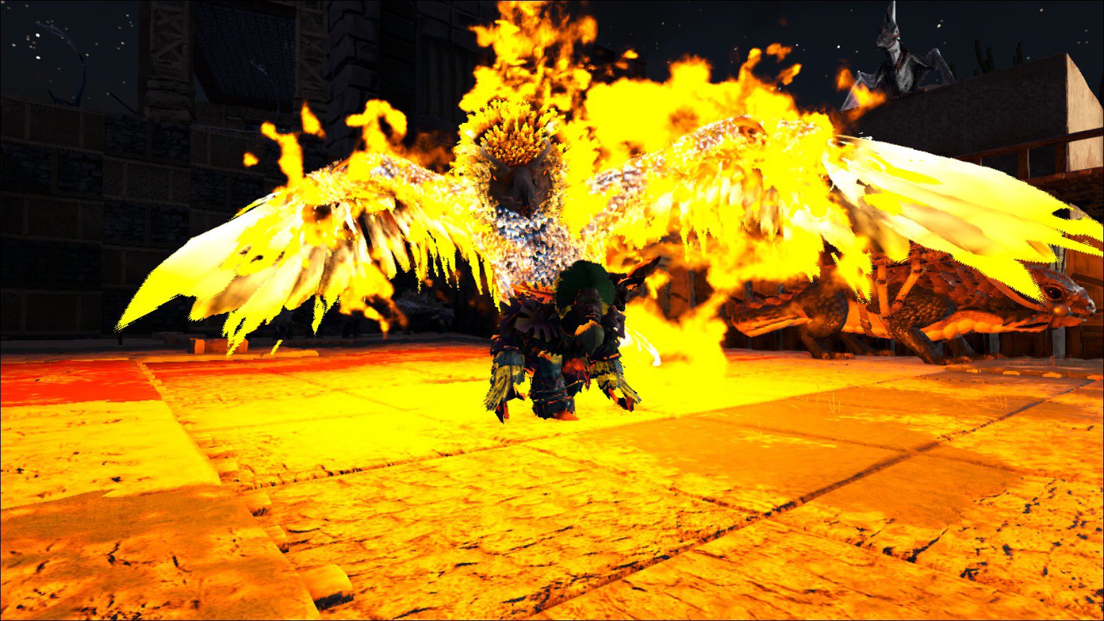 Syrup By Ark サマナー フェニックステイム出来ました W 灼熱タイムでもなく赤い石でもなく地面に埋まった状態で発見でき 心臓バクバクで囲ってフイゴの様にブレスを吹き込む事10分くらい 無事テイム完了 よく分からん運テイムやったから また3人