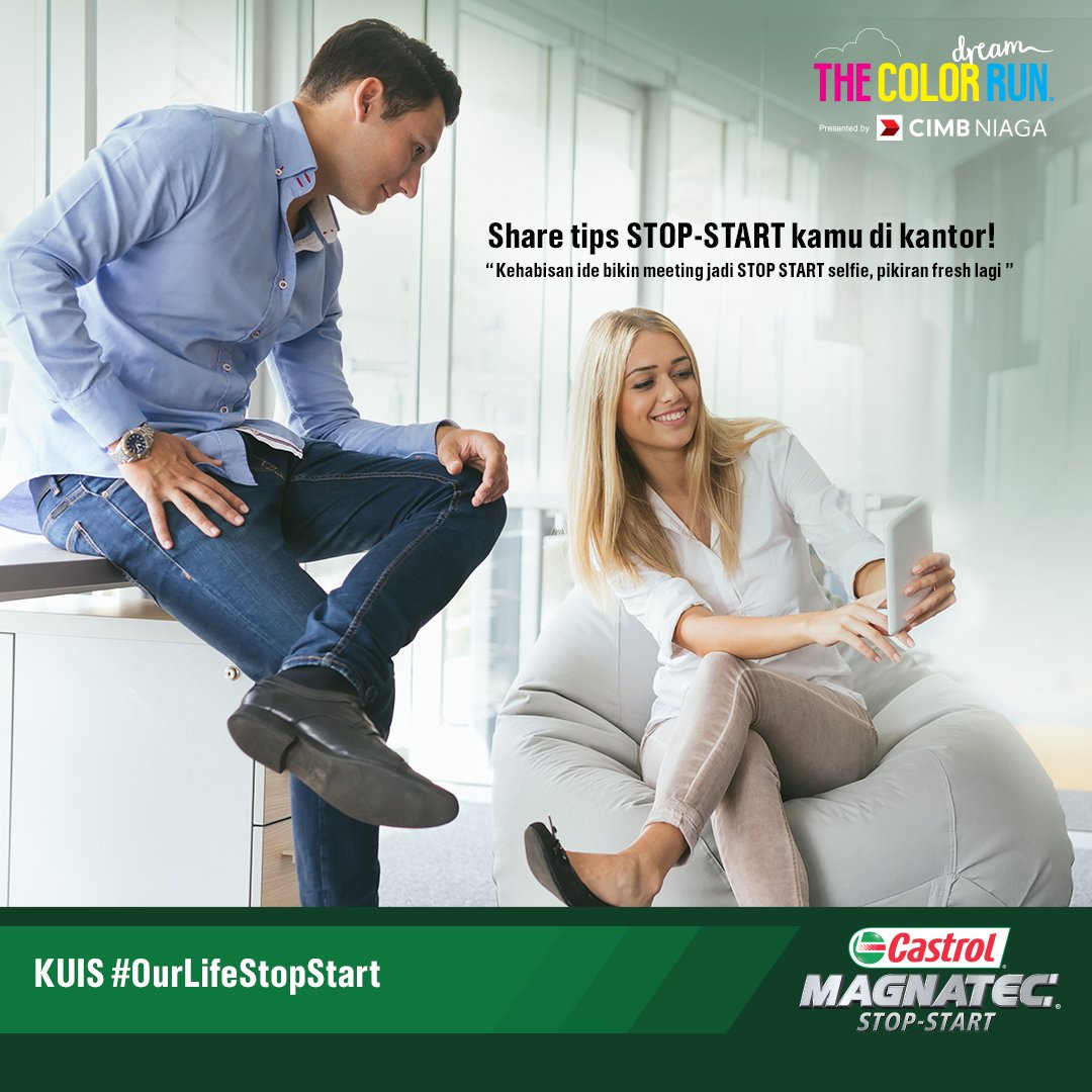 CastrolBuddy's tweet photo. Tips terpilih akan mendaptkan FREE Ticket &amp;  Racepack @TheColorRunINA &amp; oli Castrol MAGNATEC loh! Jawaban kami tunggu sampai 10 Sep 2017 https://t.co/vlP9Io3fMp