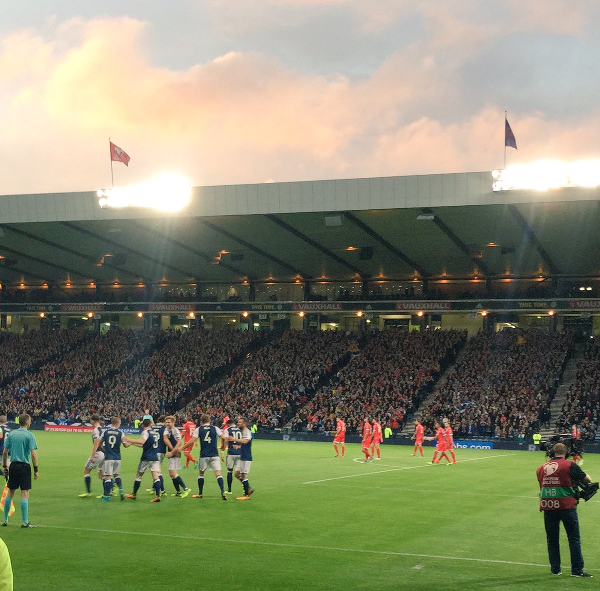 Dirrans_centre's tweet photo. A big thanks to staff at @Hampdenpark for help in getting us to our seats and keeping us safe. #SCOMLT @ScottishFA #accessibility #included https://t.co/iepnEfrdbE