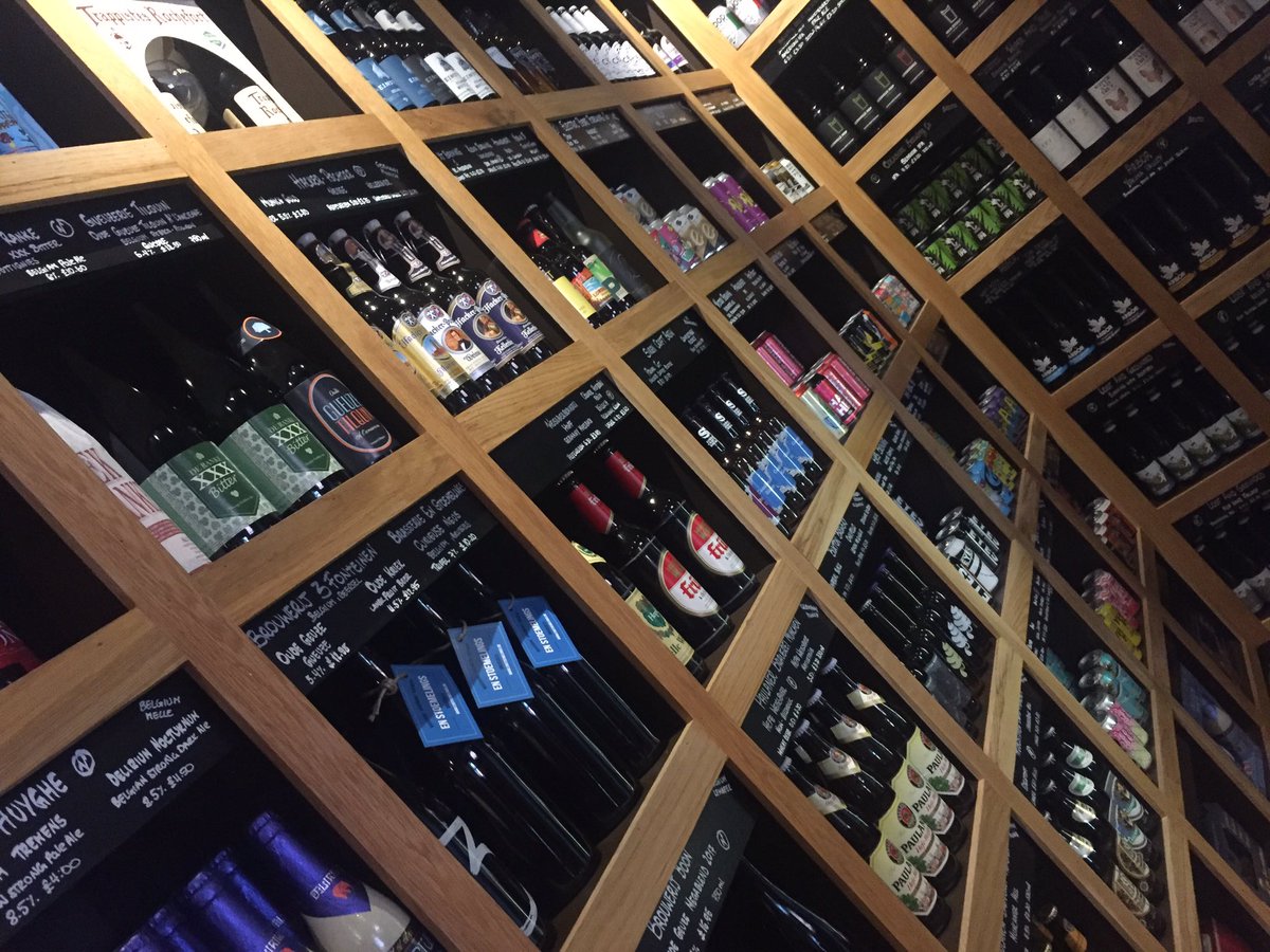 TheLilEmp's tweet photo. Good Morning! We are open and the shelves are packed full with beer! Grab a beer to takeaway till 6pm or come and enjoy a pint downstairs! https://t.co/HX3ihDkLfO