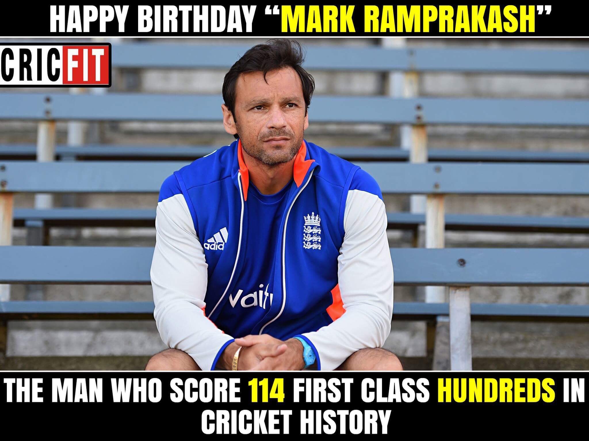 Happy Birthday Mark Ramprakash. 