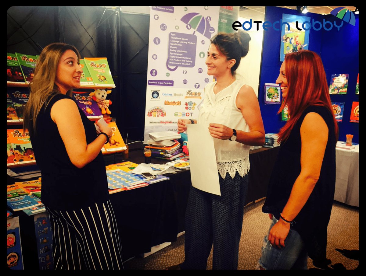 EdTechLobby's tweet photo. The EdTech Lobby partnering with our Cypriot distributors, CY Education Centre
#IPExhibition #picaro https://t.co/e6gNAK3aIE