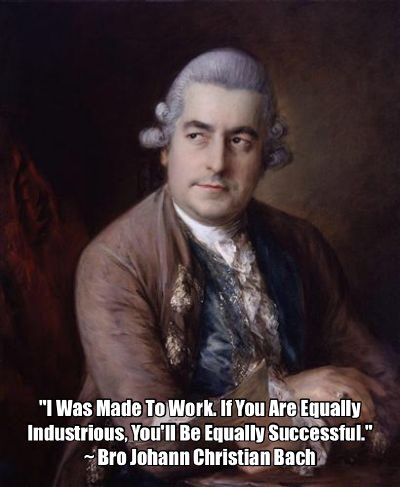 Happy 282nd birthday to Brother Johann Christian Bach.