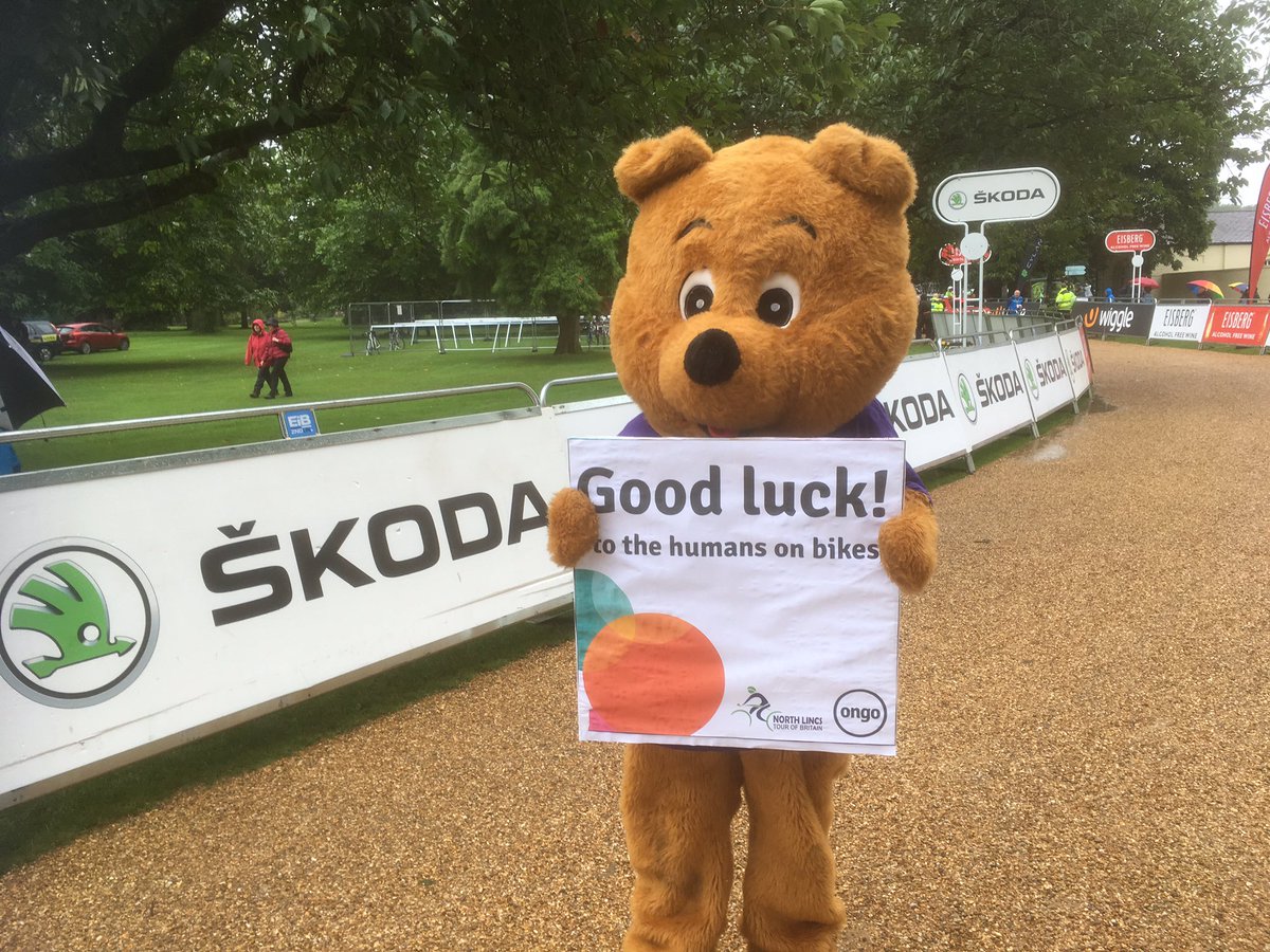 OngoBear's tweet photo. https://t.co/mfwqKw6cLq.EVER 😄🐻I'm at the start of the @NorthLincsToB look out for me on the TV! @TourofBritain 🚴‍♀️🚴🏾 https://t.co/xBotxlaLqa